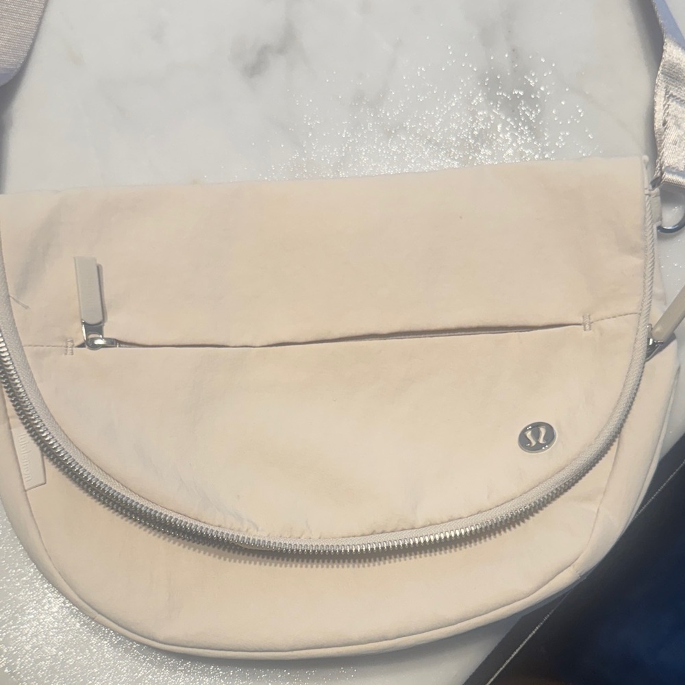 lululemon athletica Cream Crossbody Bag